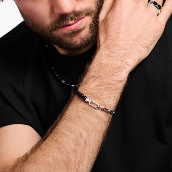 Thomas Sabo Armband mit schwarzen Onyx-Beads