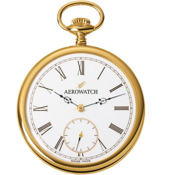 Aerowatch Taschenuhr 18K Gold 50741 J801