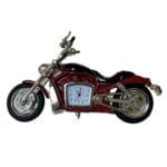 Miniaturuhr Motorrad Maxi Rot