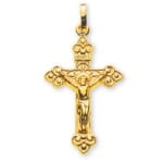 Kreuz Gelbgold 18 Karat mit Christus AKR1030