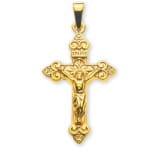 Kreuz Gelbgold 18 Karat mit Christus Akr1031
