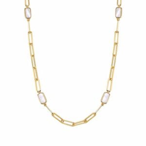 Halskette Silber Vergoldet Co991gold