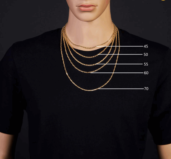 Königskette Massiv Gold 2.5mm