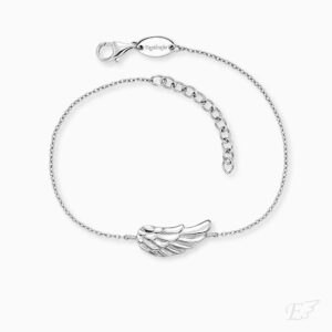 Engelsrufer Damen Armband in Silber mit Engelsflügel