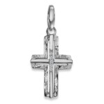 Kreuz Anhänger Silber mit Zirkonia 13-2109