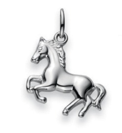 Pferd Anhänger Silber 17-2107