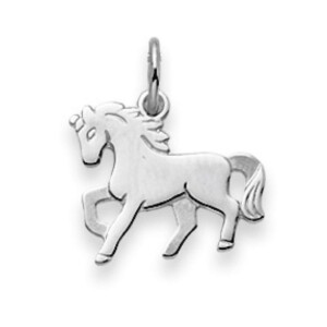 Pferd Anhänger Silber 17-2111