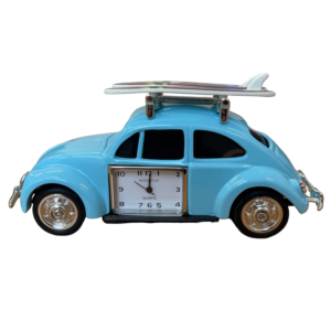 Miniaturuhr Beetle Surfboard blau 26-0310