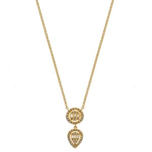 Collier Gelbgold 18 Karat gold Diamanten