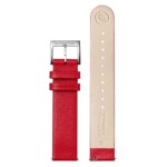 Mondaine evo2 Rotes Veganes Trauben Leder, 35 mm