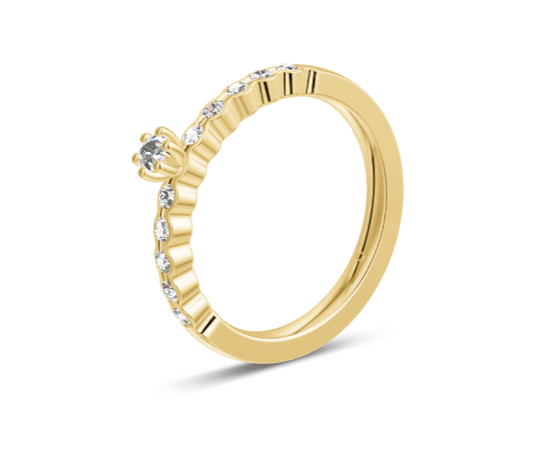 Solitär Ring Diamanten