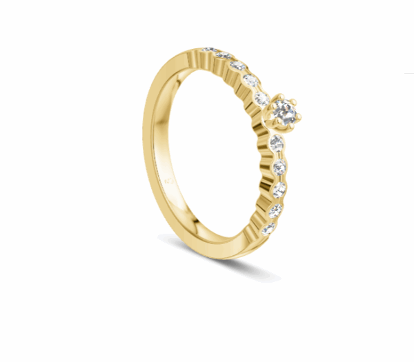 Solitär Ring Diamanten