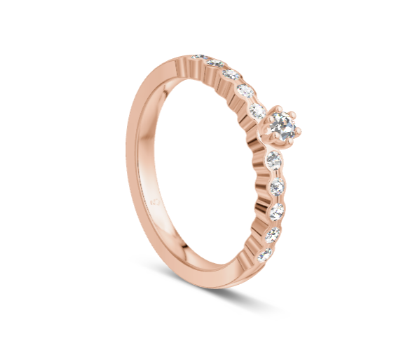 Solitär Ring Diamanten